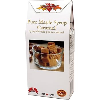 Amazon.co.jp: メープルテルワー メープル キャラメル 120g ×4個
